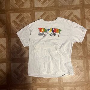 Tom & Jerry Kids White T-Shirt